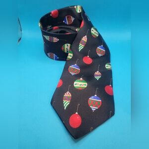 Tie Tales Vintage Silk Christmas Holiday Neck Tie
